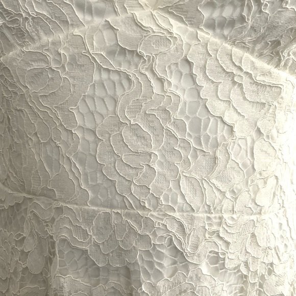 Lulu’s Luxe Maxi Dress White Lace Backless Spaghetti Strap S - Picture 5 of 13